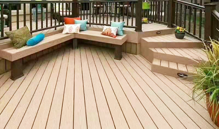 碧桂园项目塑木地板案例